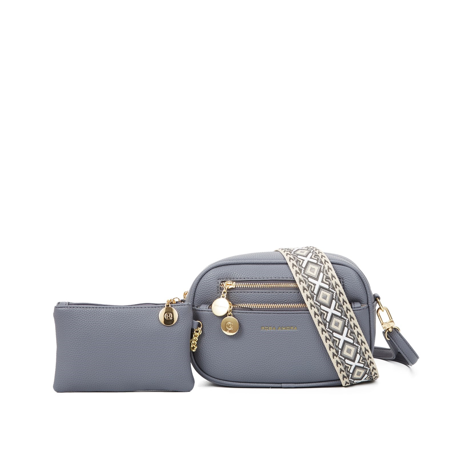 Bolsa Transversal Rosa Amora Duo