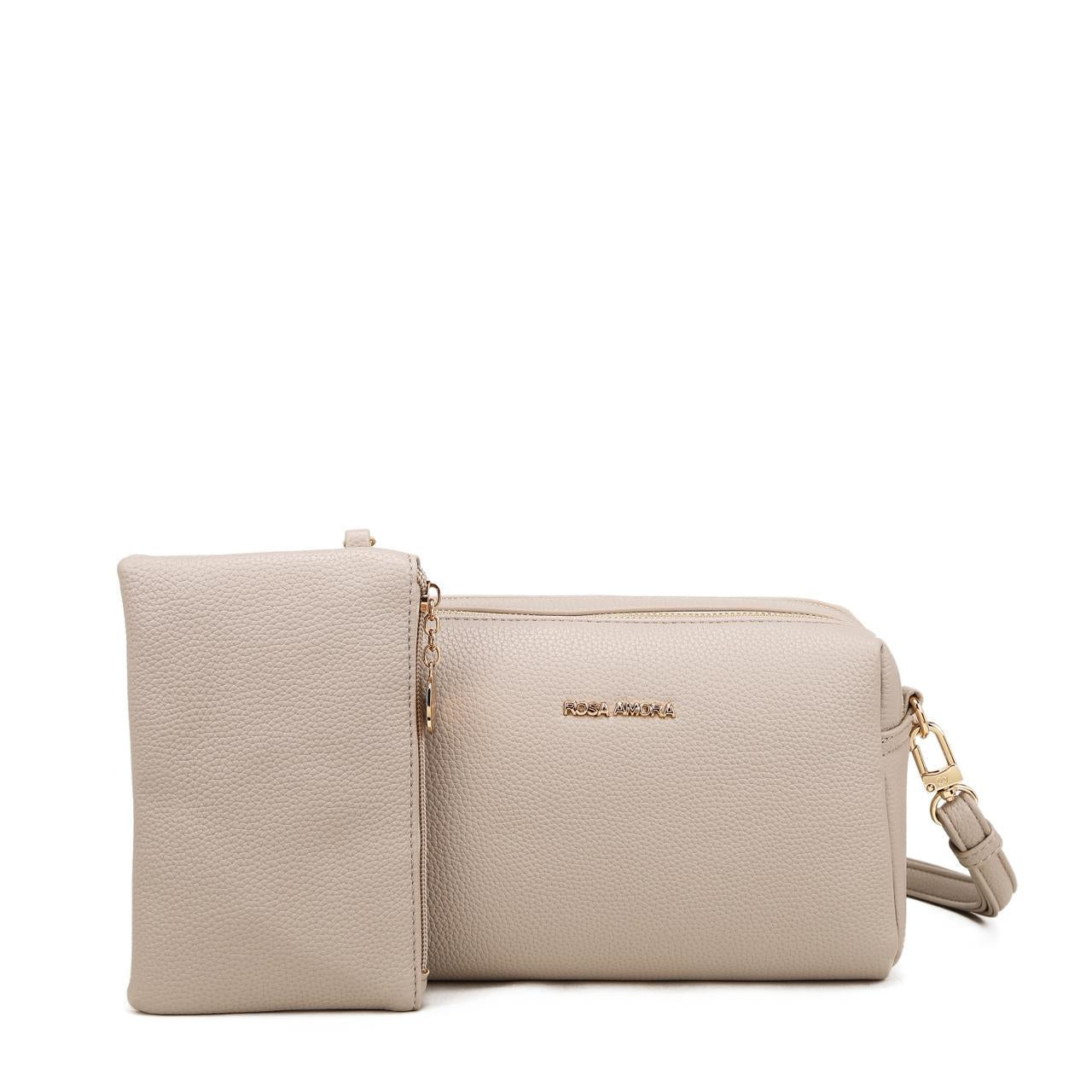 Bolsa Transversal Compacta Rosa Amora Duo