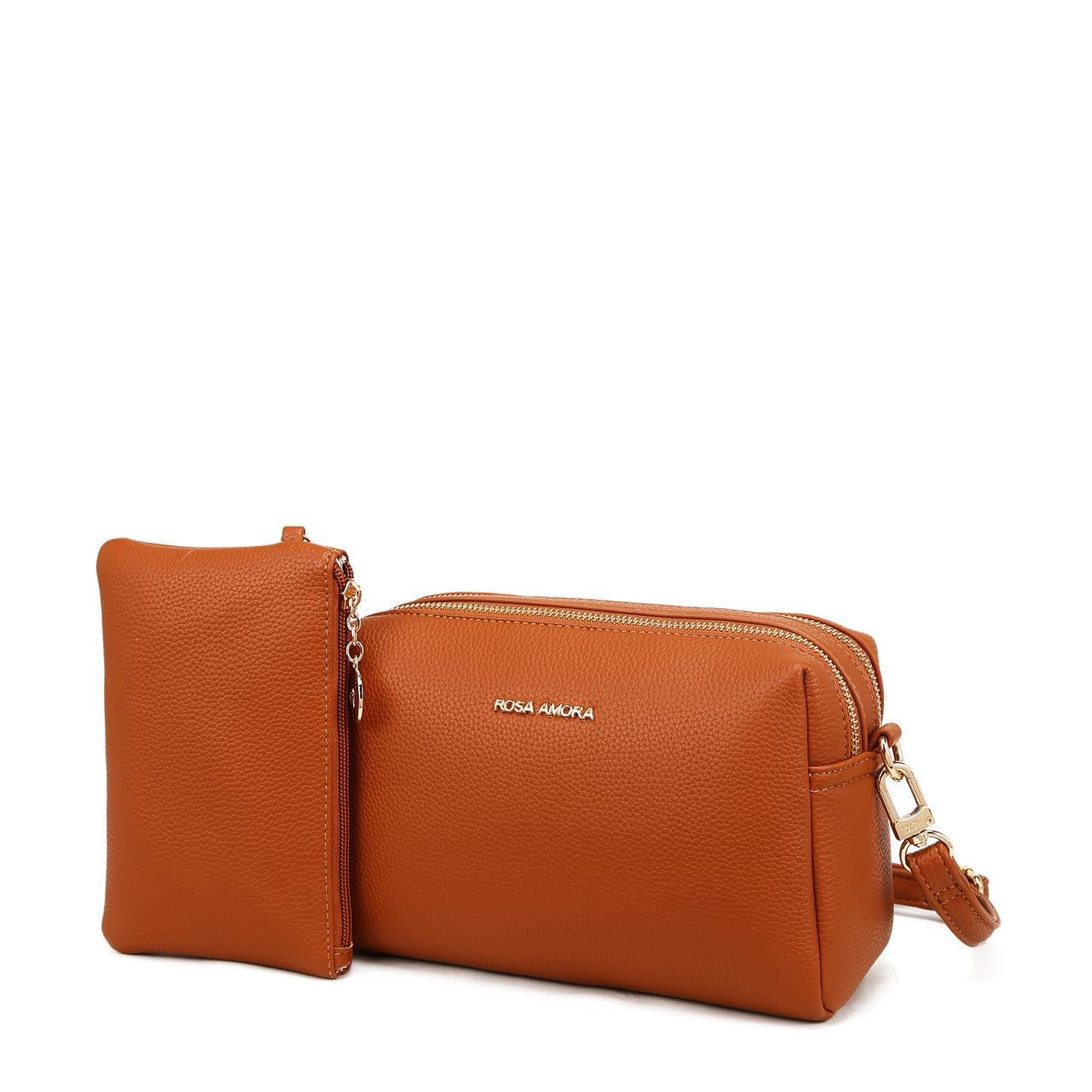 Bolsa Transversal Compacta Rosa Amora Duo