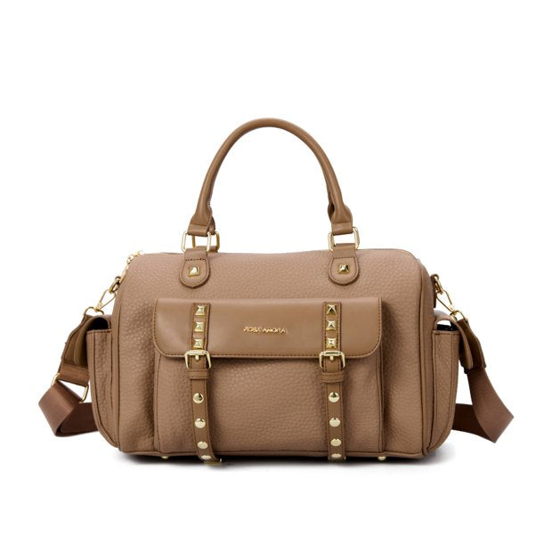 Bolsa Rosa Amora Tote Estrutuda