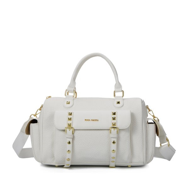 Bolsa Rosa Amora Tote Estrutuda