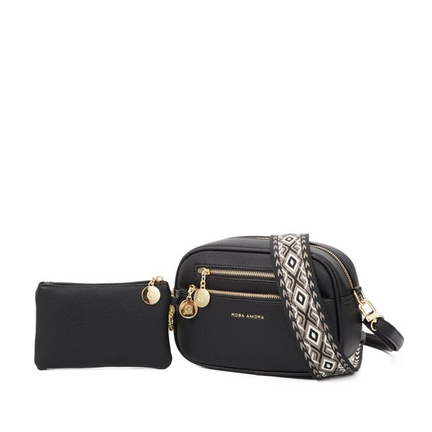 Bolsa Transversal Rosa Amora Duo