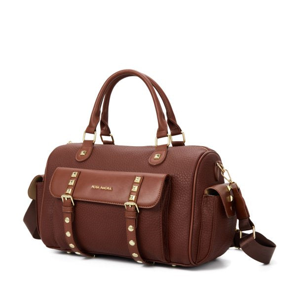 Bolsa Rosa Amora Tote Estrutuda