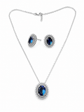 Conjunto Oval Cravejado