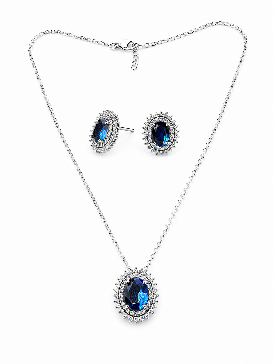 Conjunto Oval Cravejado