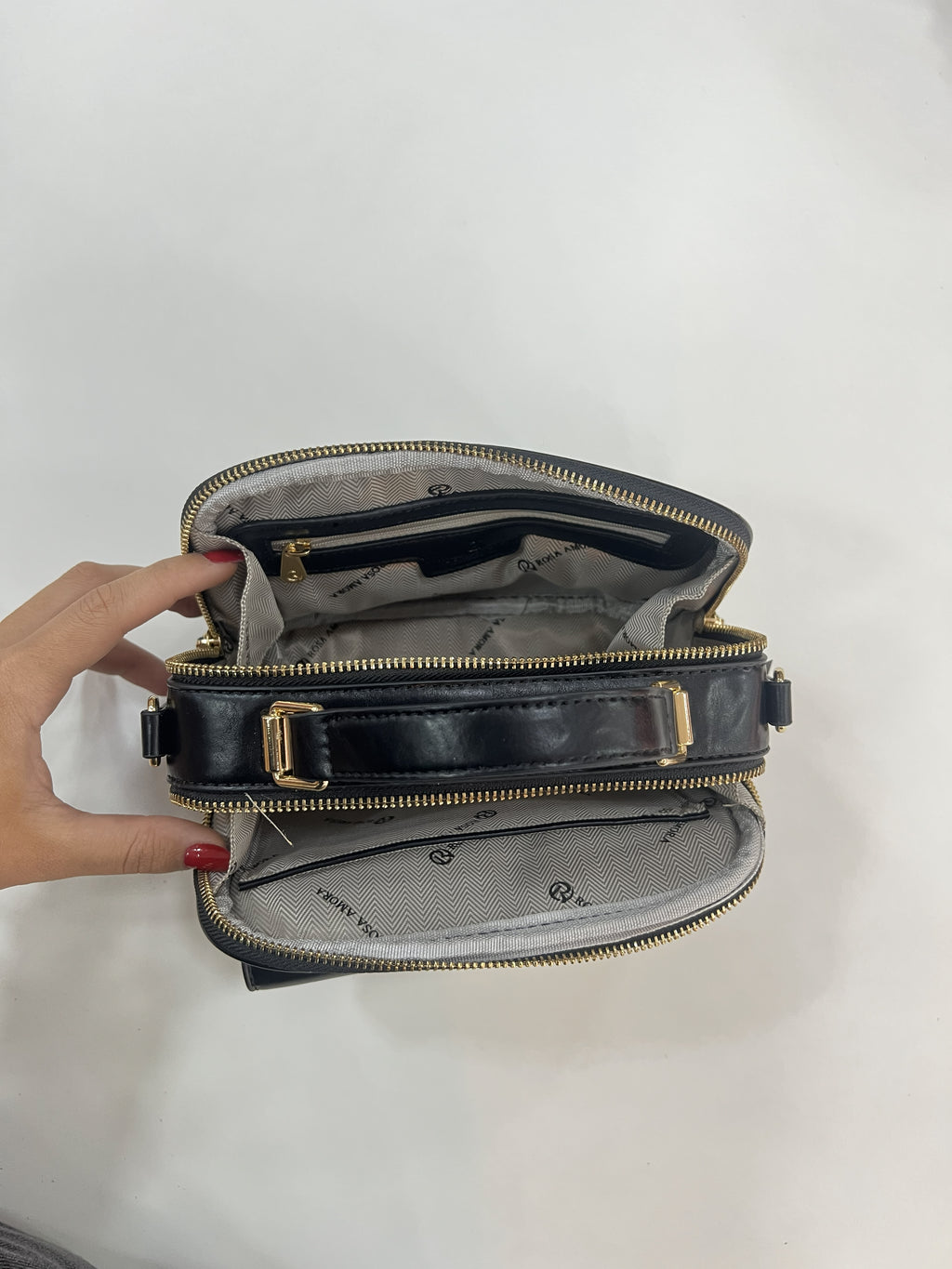 Bolsa Transversal Compacta Rosa Amora