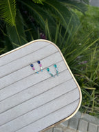 Brinco Ear Cuff Pedras Gota