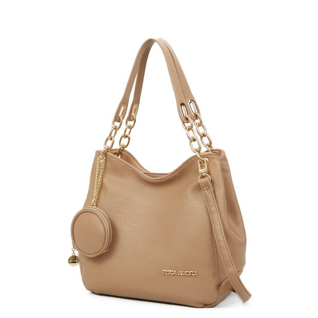 Bolsa Hobo Rosa Amora