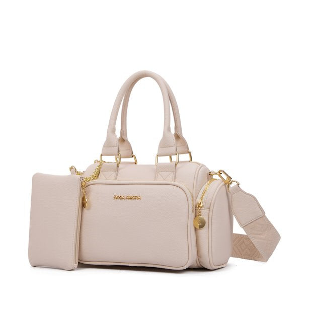 Bolsa Satchel Rosa Amora Duo