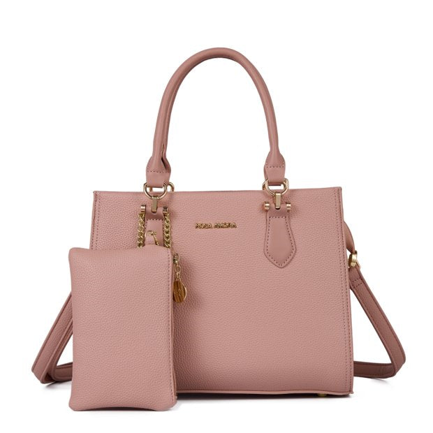 Bolsa Tote Rosa Amora Duo