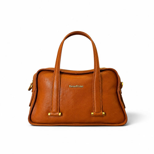 Bolsa pavão de ouro