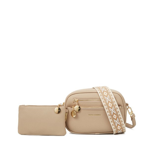 Bolsa Transversal Rosa Amora Duo