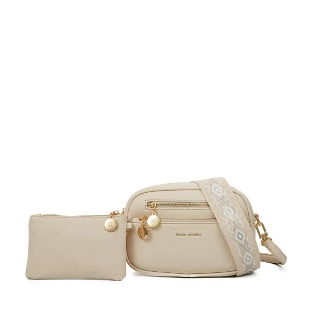 Bolsa Transversal Rosa Amora Duo