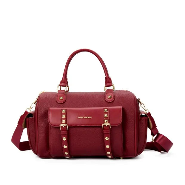 Bolsa Rosa Amora Tote Estrutuda