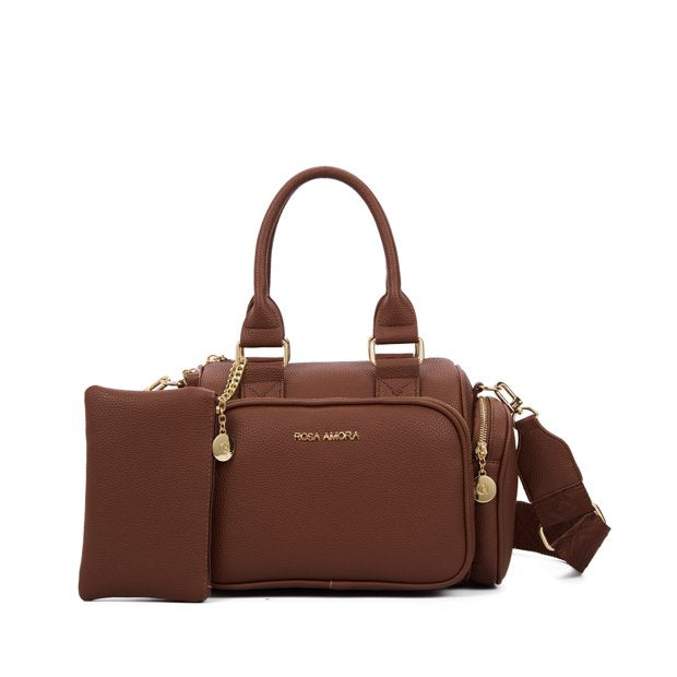 Bolsa Satchel Rosa Amora Duo