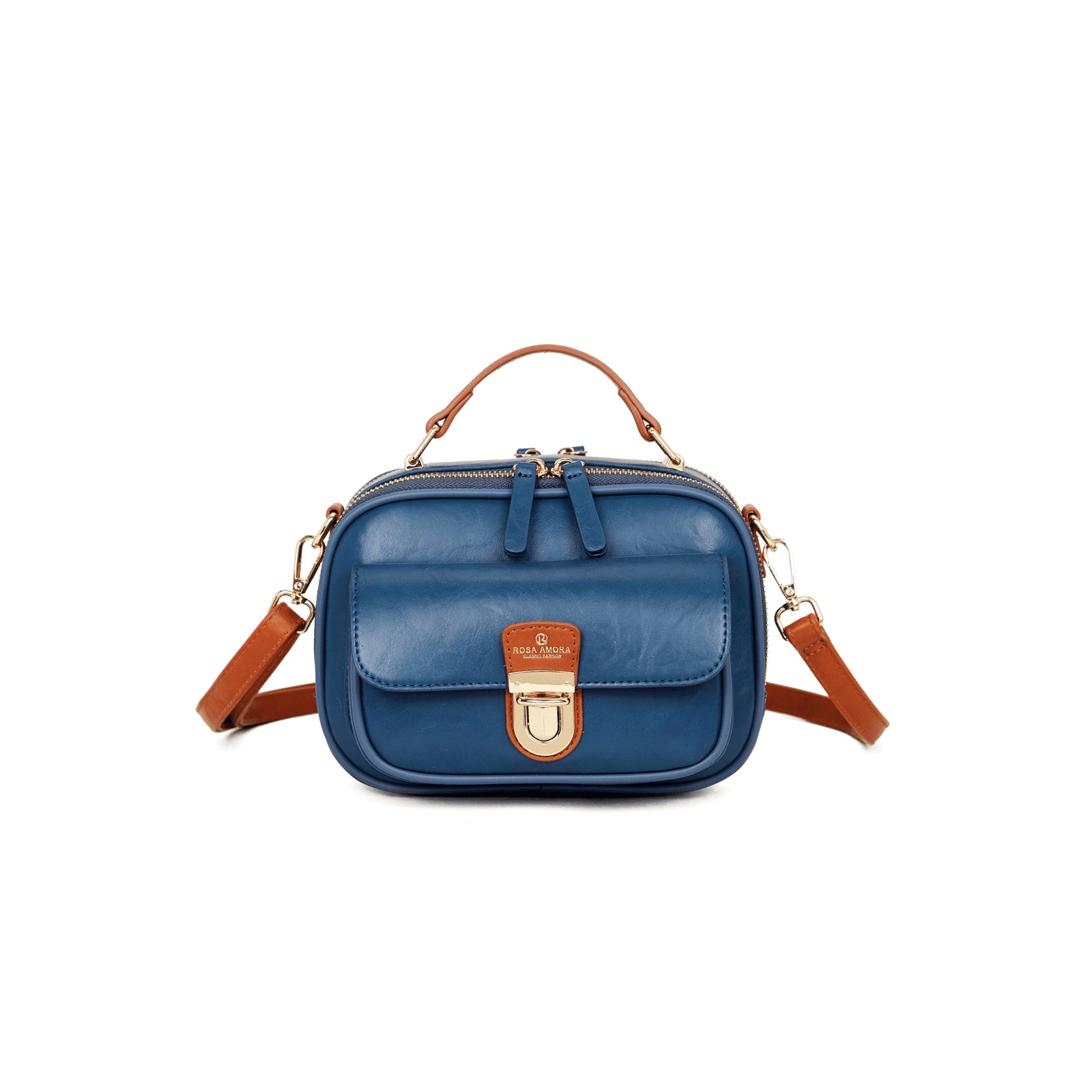Bolsa Transversal Compacta Rosa Amora